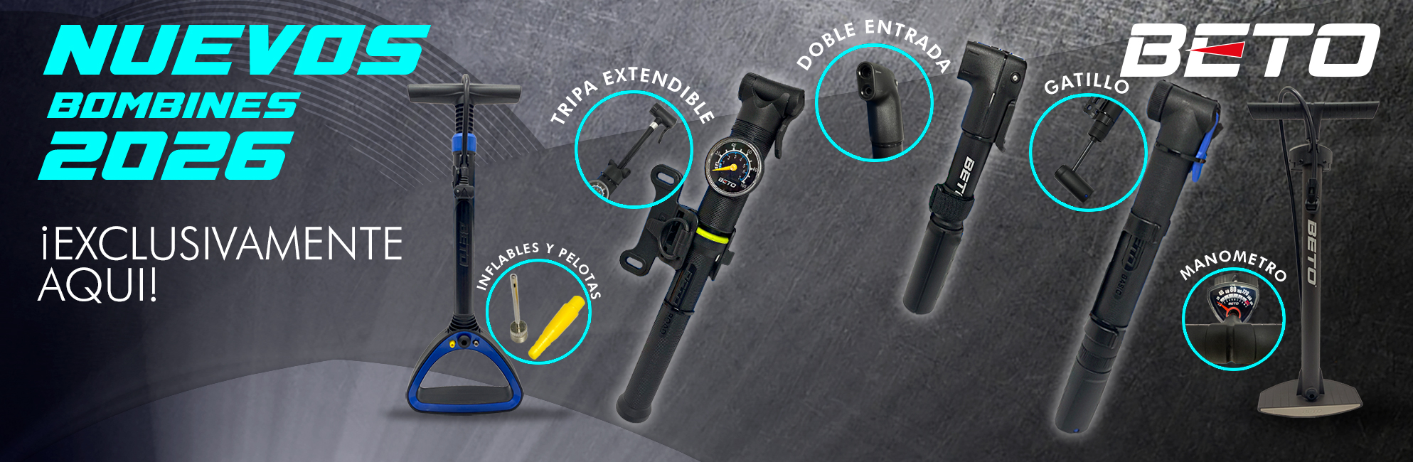NUEVOS Y EXCLUSIVOS BOMBINES BETO